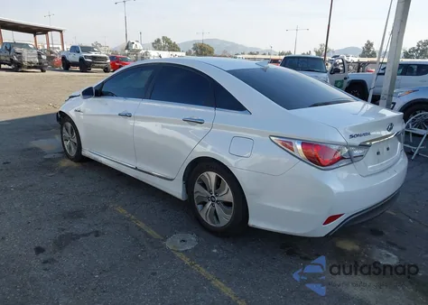 2014 Hyundai Sonata Hybrid Limited z USA, uszkodzony, nr VIN KMHEC4A42EA112124